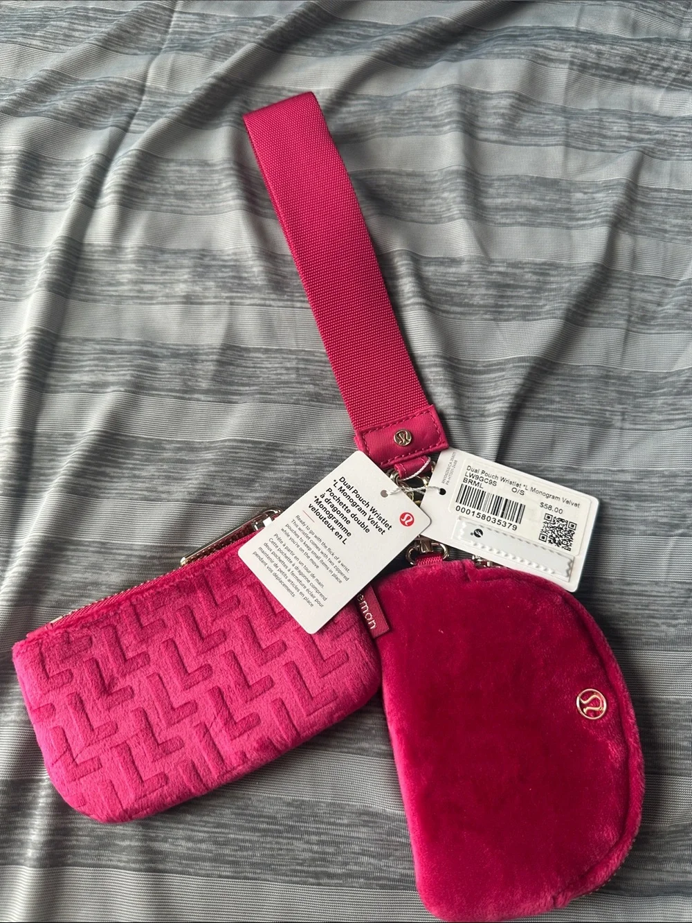 Lululemon Dual Pouch Berry Rumble NWT
